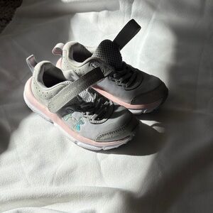 Under Armour Kids' Sneakers in Gray and Pink
